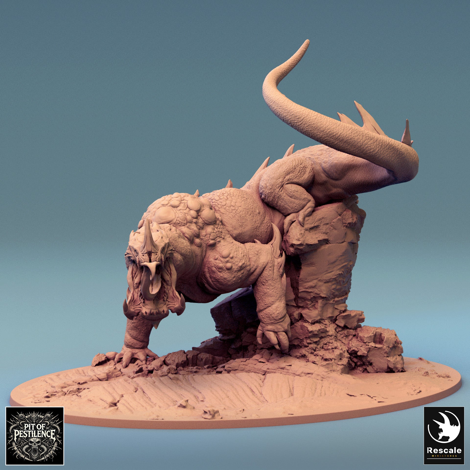 Sludgeborn Drake - aus der Reihe Pit Of Pestilence von Rescale Miniatures