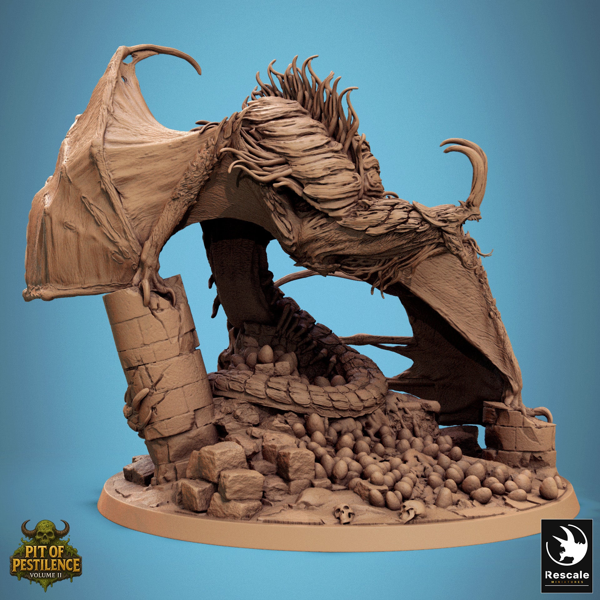 Pestilent Wyvern - aus der Reihe Pit Of Pestilence II von Rescale Miniatures