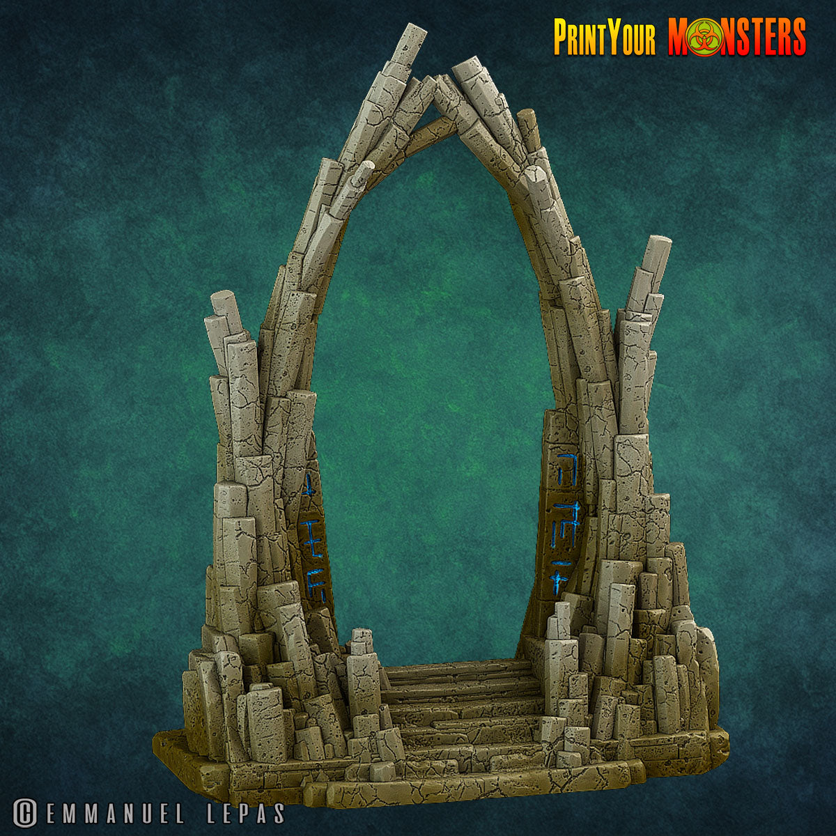 Basalt Portal - aus der Reihe Basalt Pack von Print Your Monsters