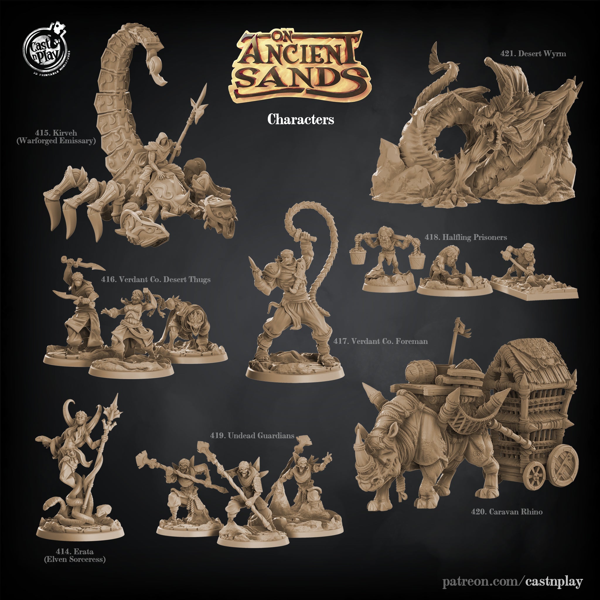 Verdant Co. Foreman - from the On Ancient Sands series by Cast n Play