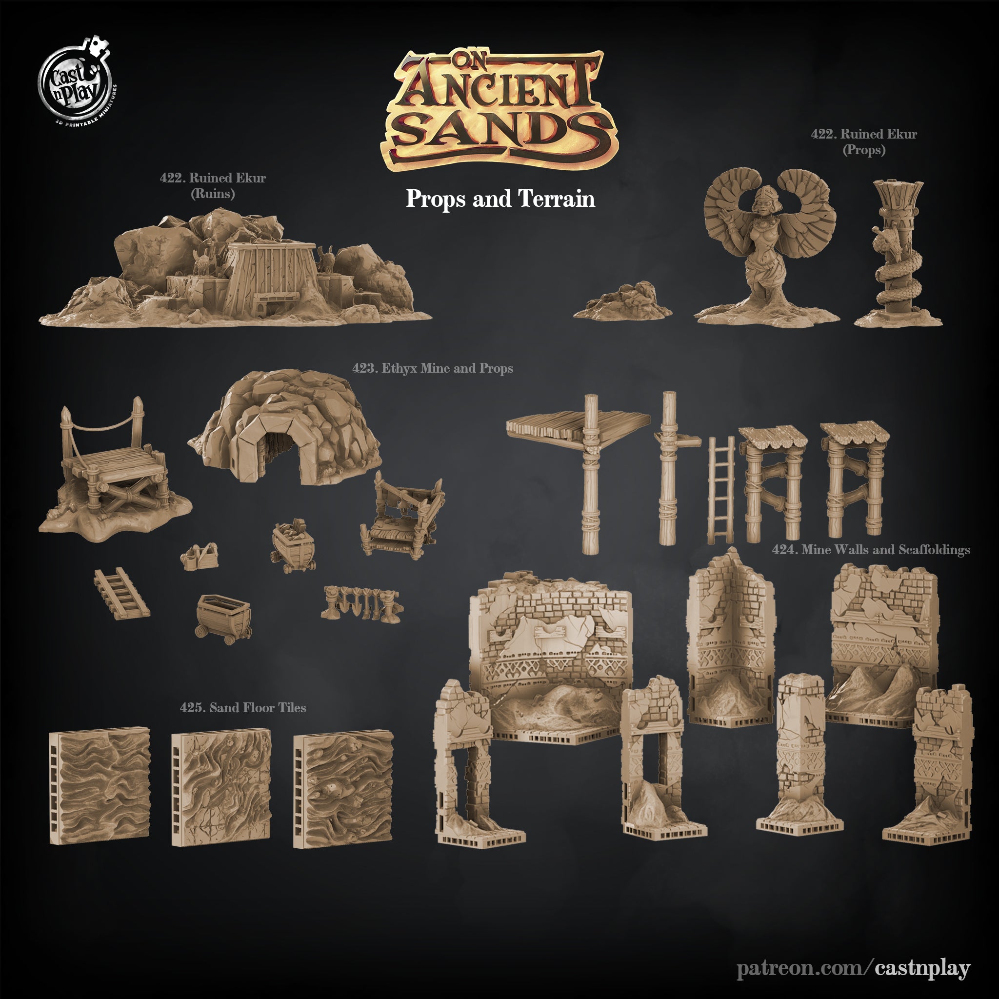 Undead Guardians - On Ancient Sands - Cast n Play