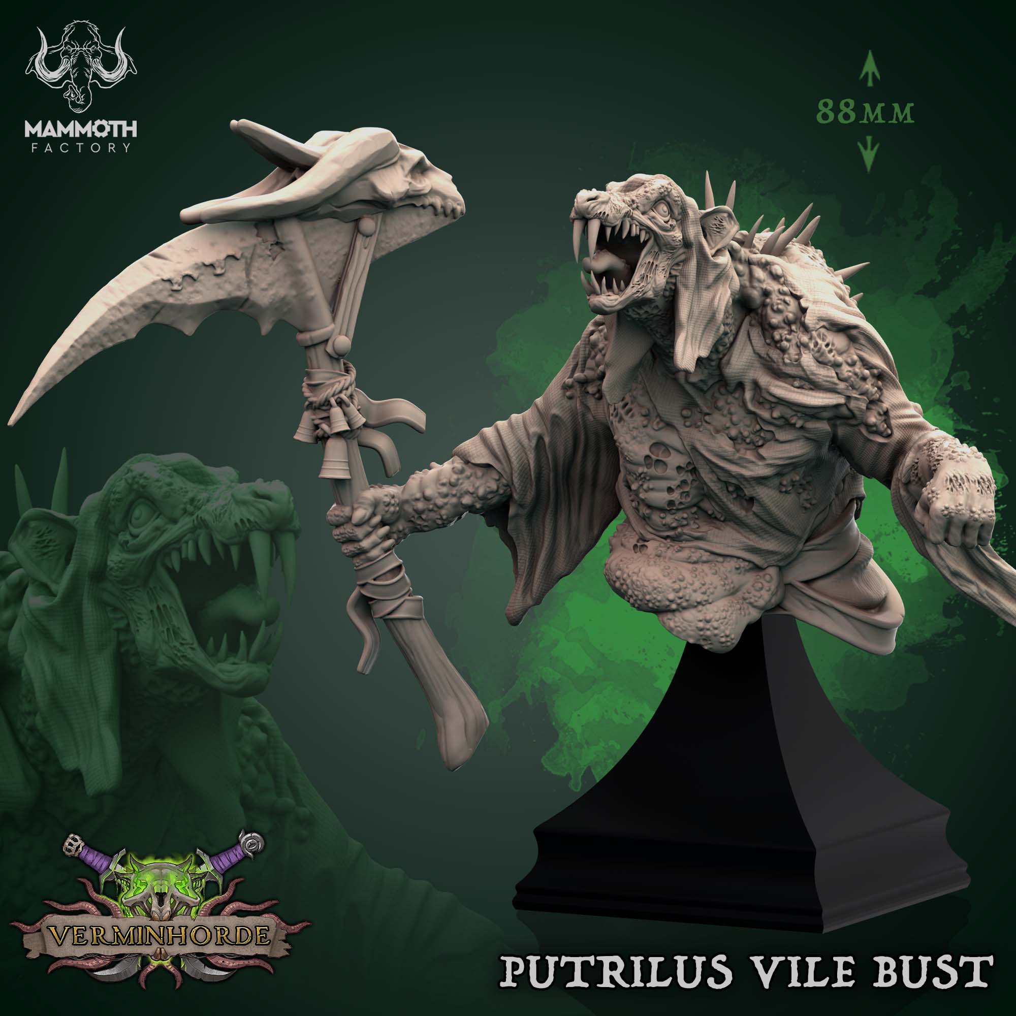 Medhren Iceslice - Bust by Daybreak Miniatures