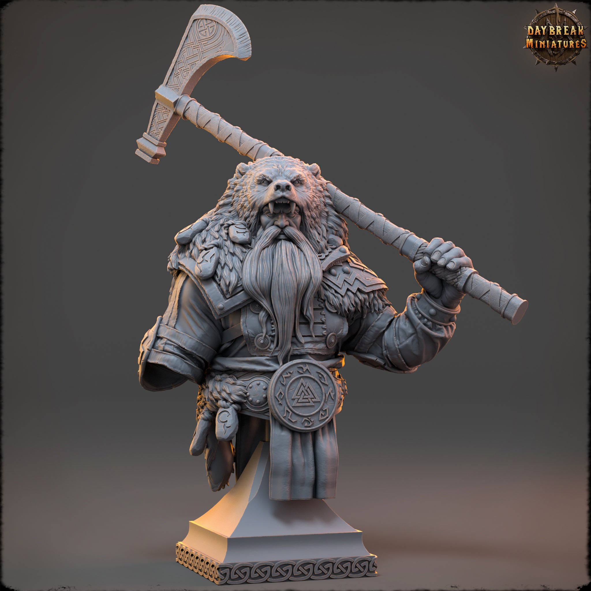 Ragnar Wolfslayer - Bust by Daybreak Miniatures
