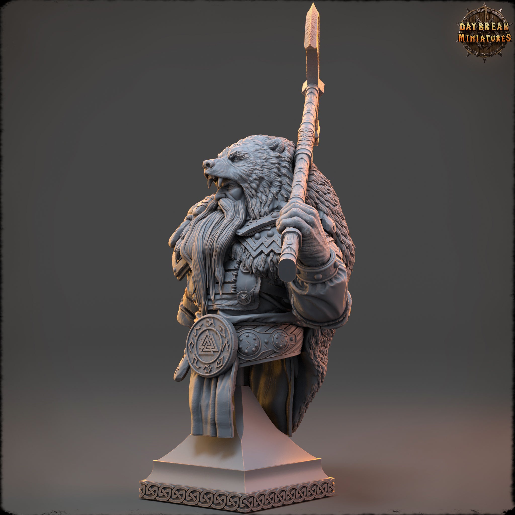 Ragnar Wolfslayer - Bust by Daybreak Miniatures