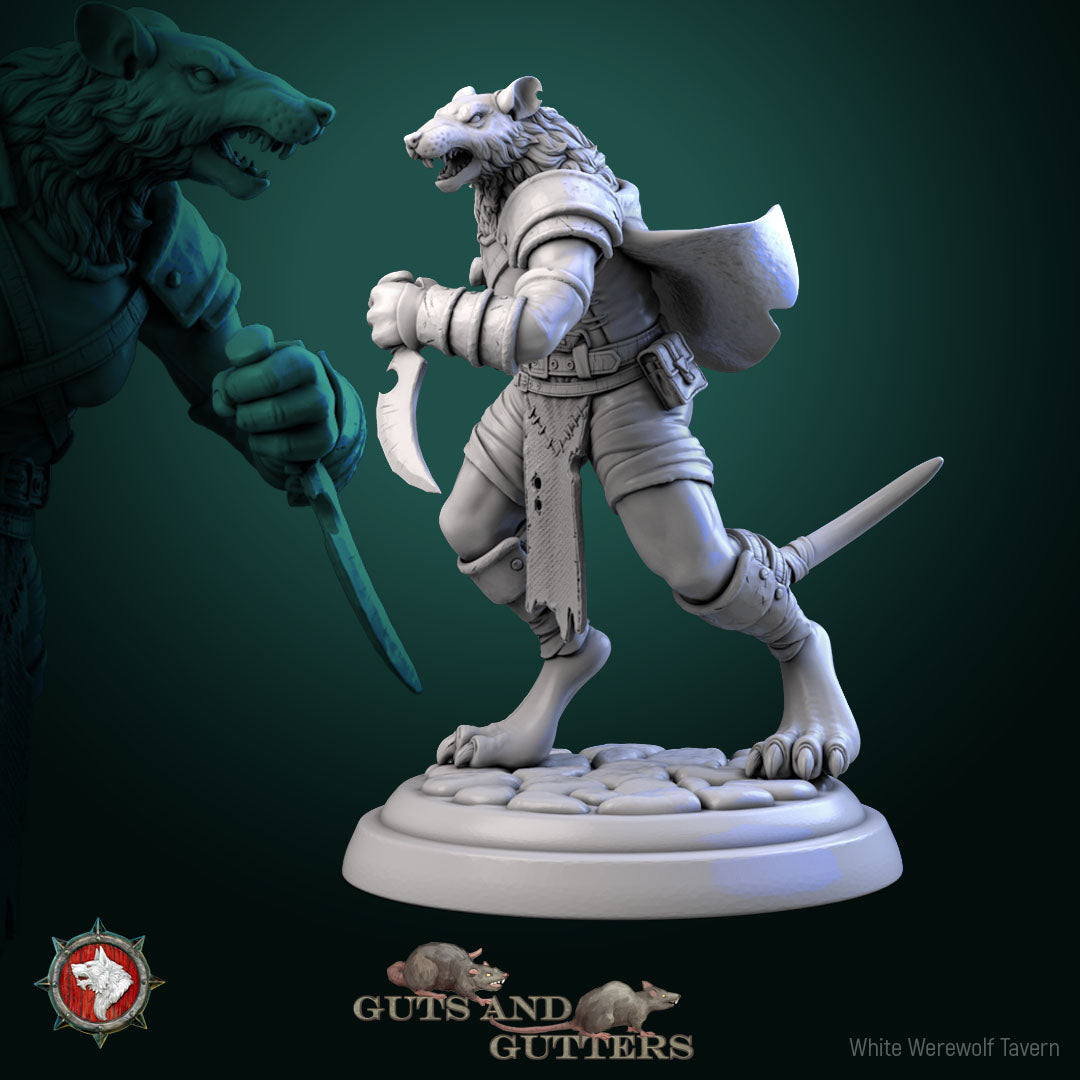 Rat Female Asassin - aus der Reihe Guts and Gutters von White Werewolf Tavern