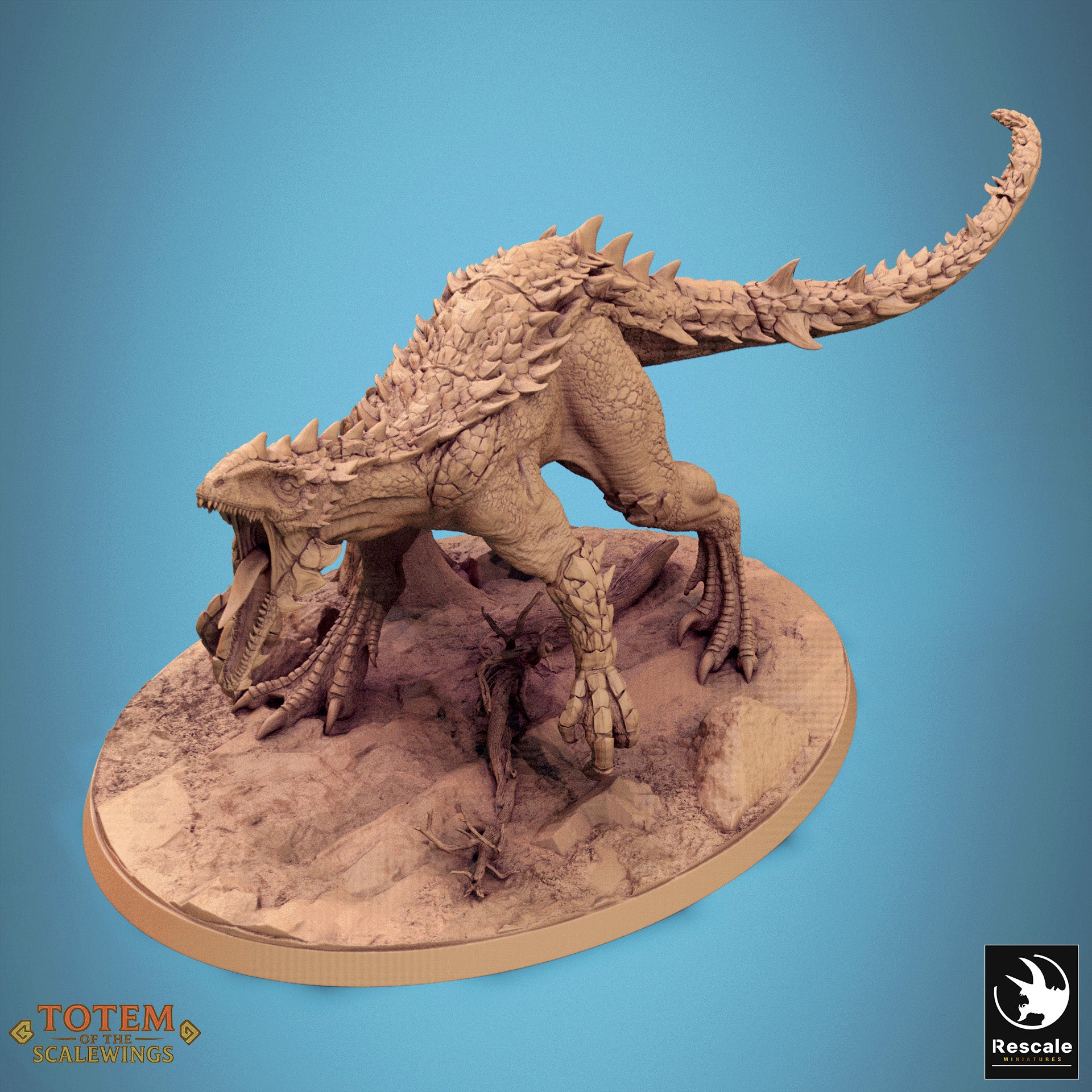 Razoraptor - aus der Reihe Totem of the Scalewings von Rescale Miniatures