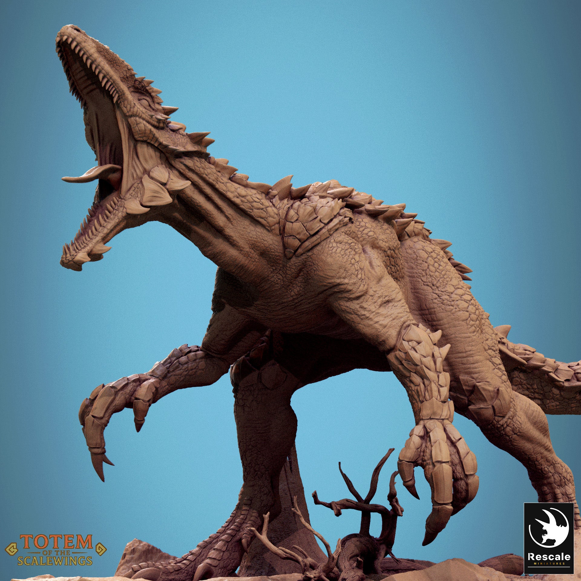Razoraptor - aus der Reihe Totem of the Scalewings von Rescale Miniatures