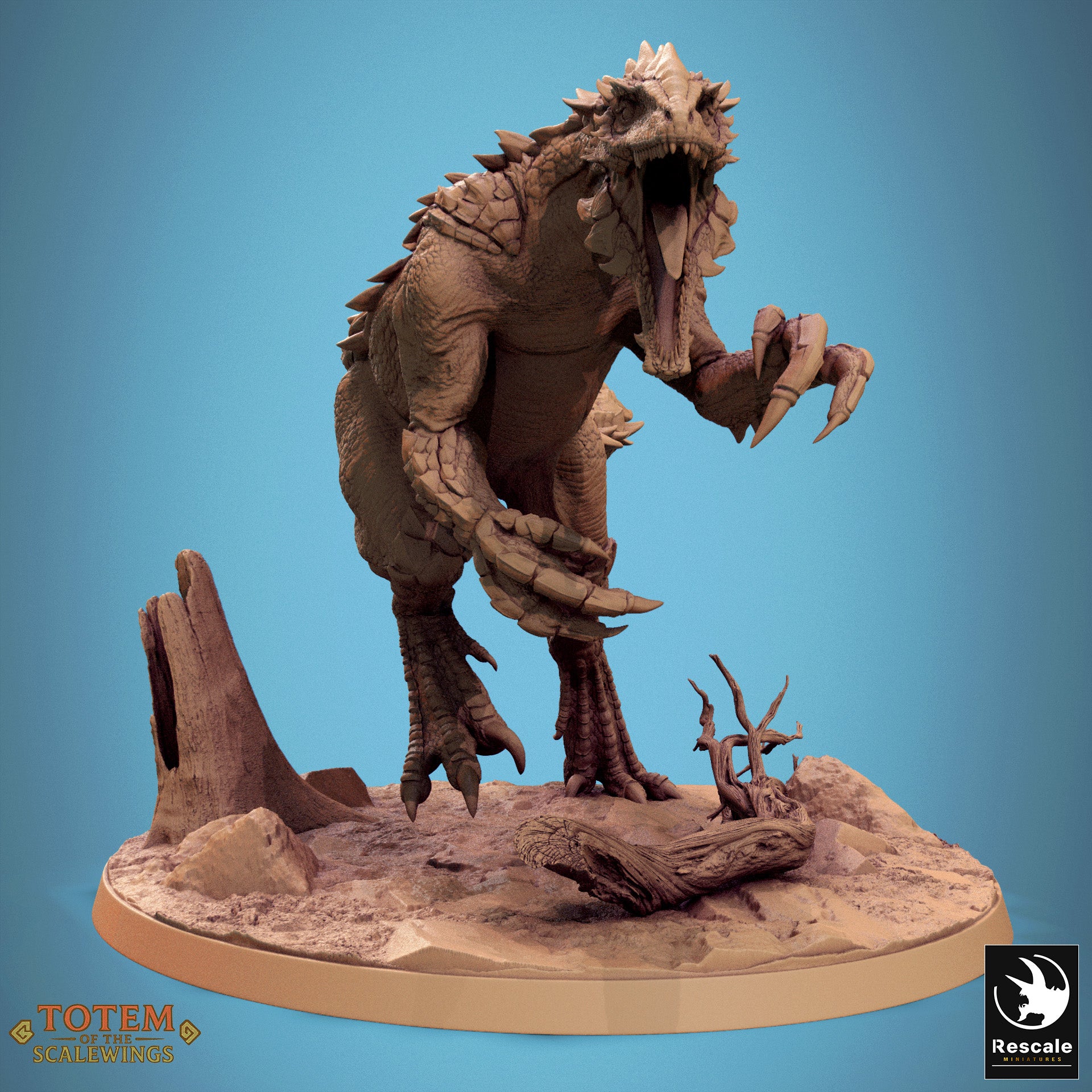 Razoraptor - aus der Reihe Totem of the Scalewings von Rescale Miniatures
