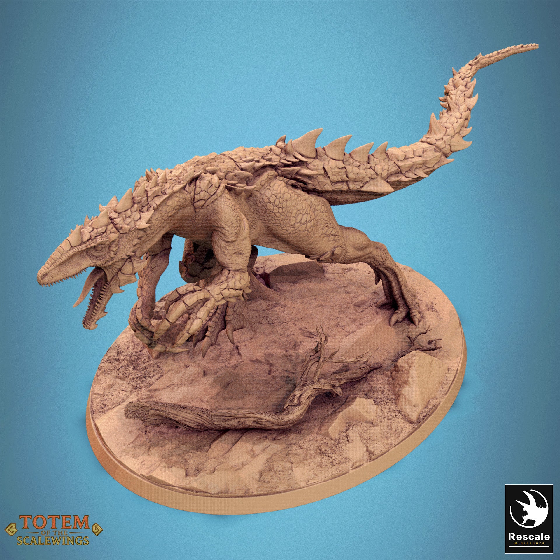 Razoraptor - aus der Reihe Totem of the Scalewings von Rescale Miniatures
