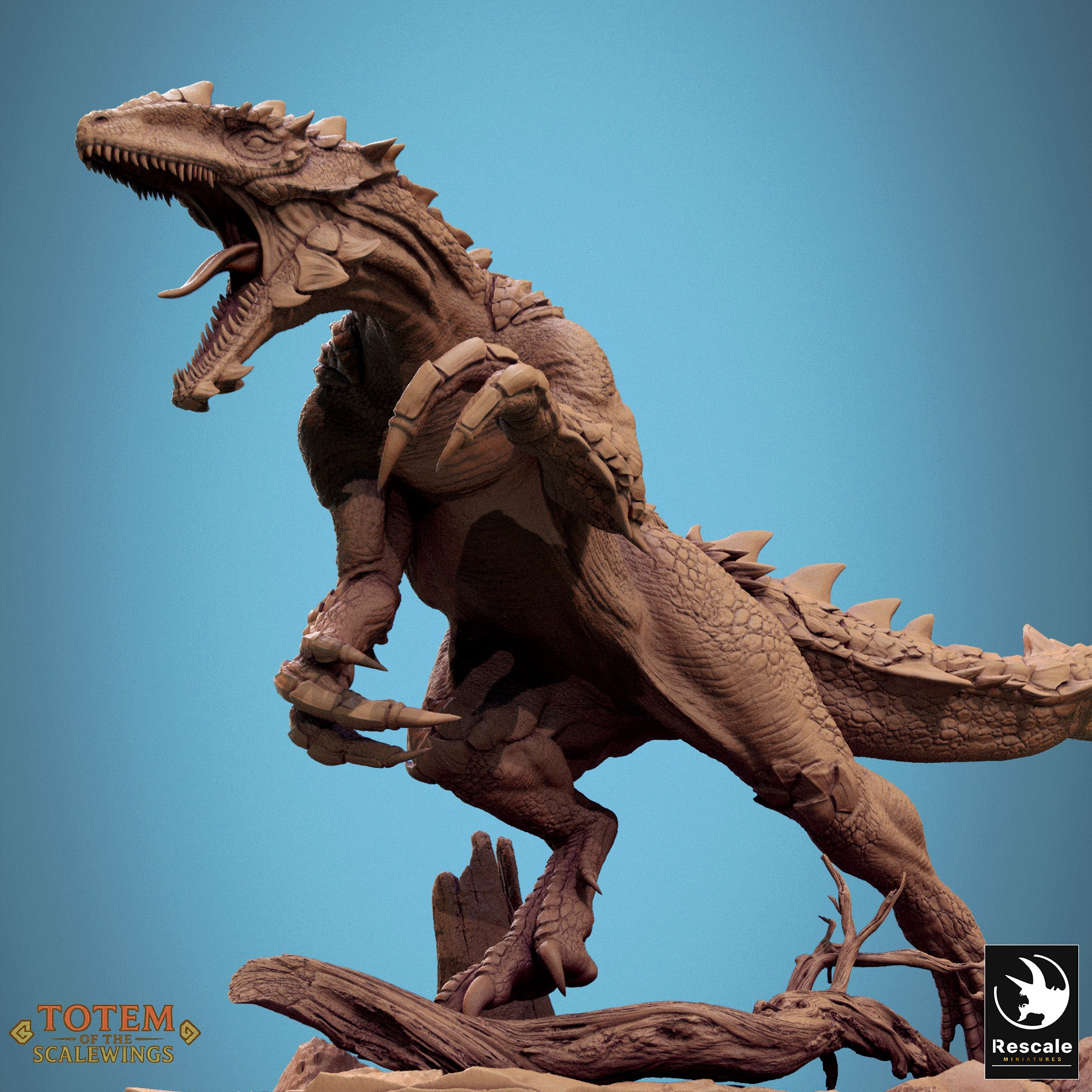 Razoraptor - aus der Reihe Totem of the Scalewings von Rescale Miniatures
