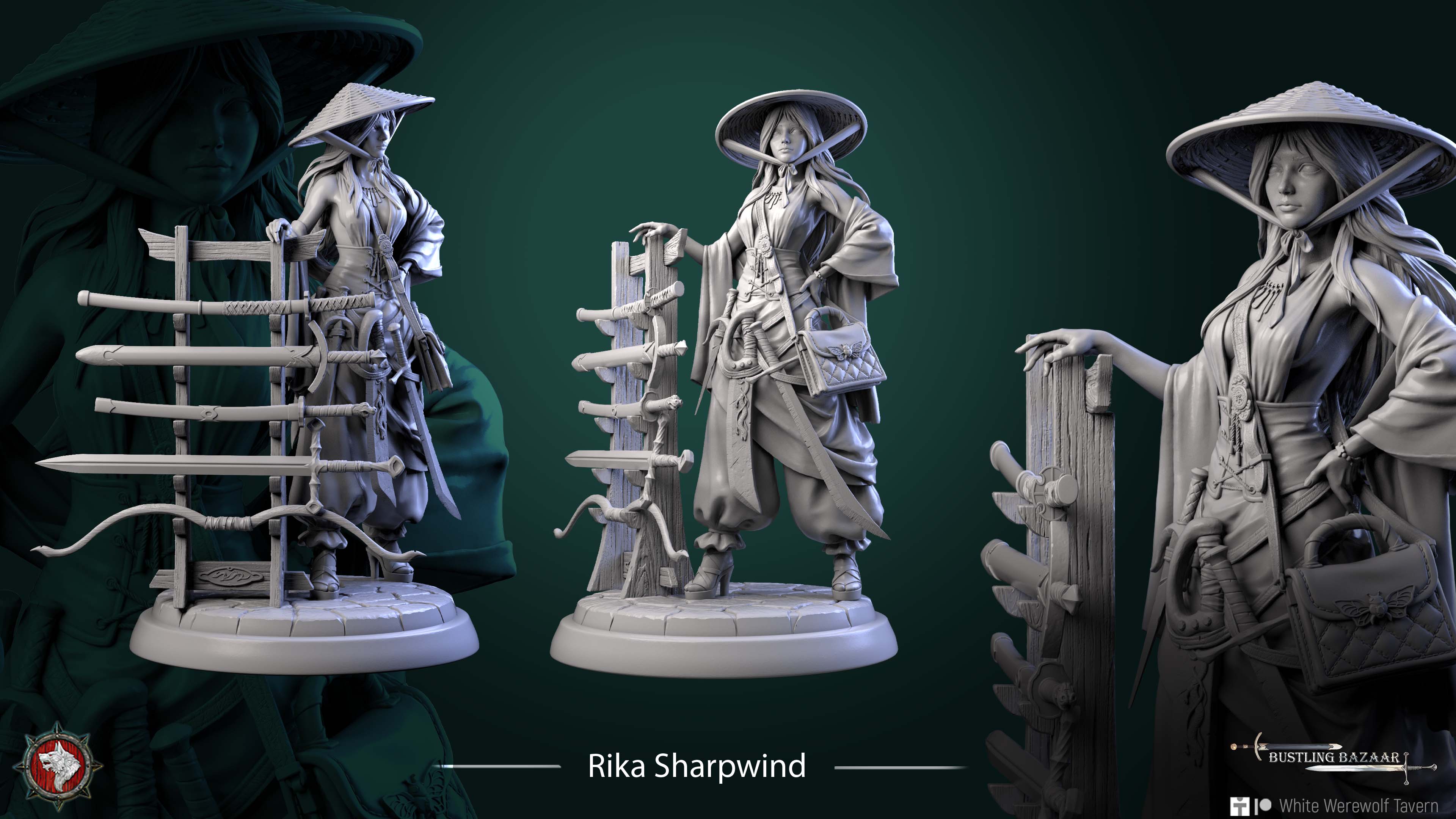 Rika Sharpwind - aus der Reihe Bustling Bazaar von White Werewolf Tavern