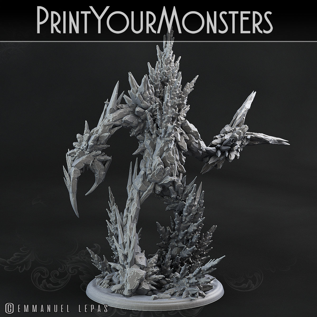 Rimethorn Golems - aus der Reihe Frost Pack von Print Your Monsters