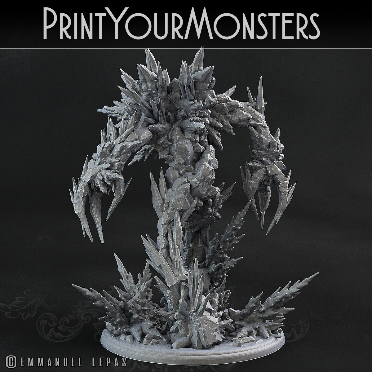 Rimethorn Golems - aus der Reihe Frost Pack von Print Your Monsters