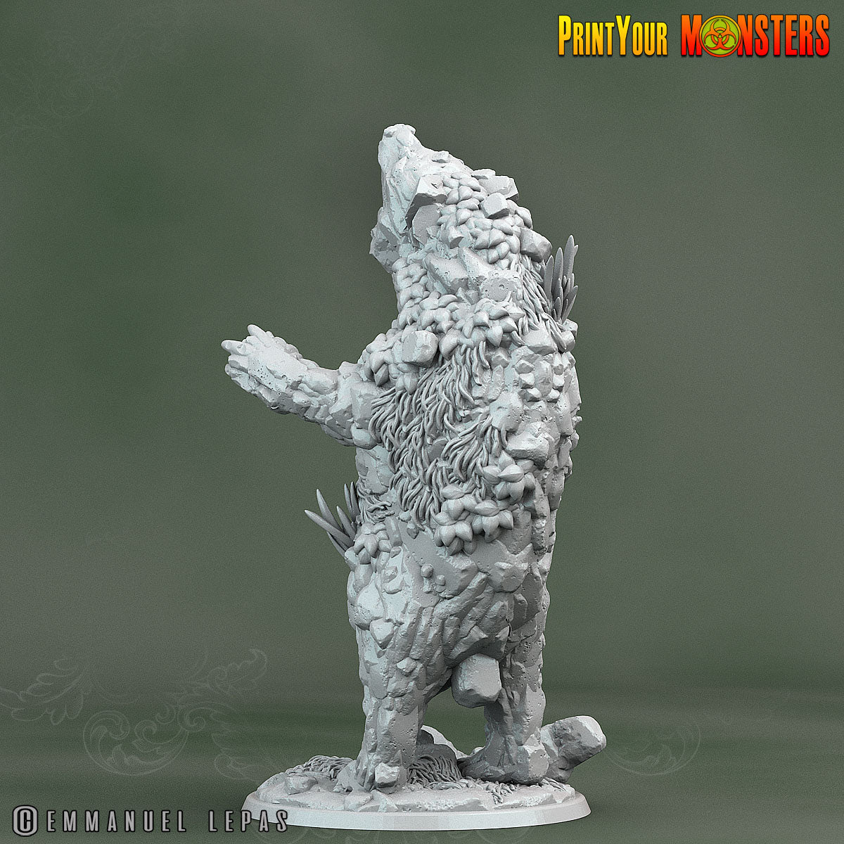 Rock Bears - Monsters Pack - Print Your Monsters
