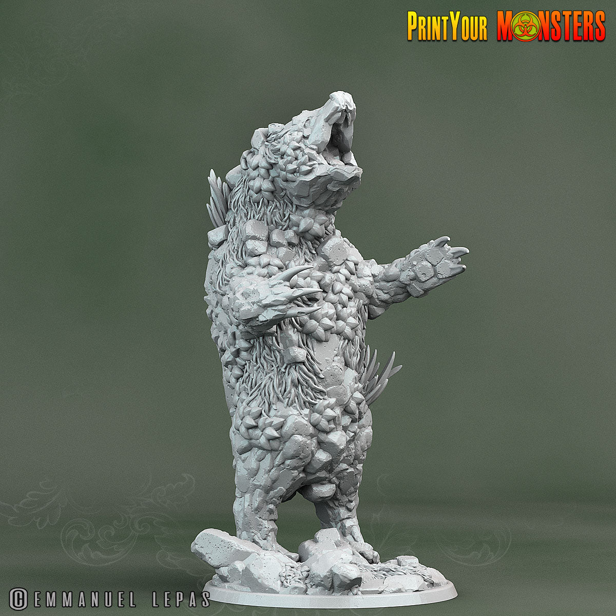 Rock Bears - Monsters Pack - Print Your Monsters