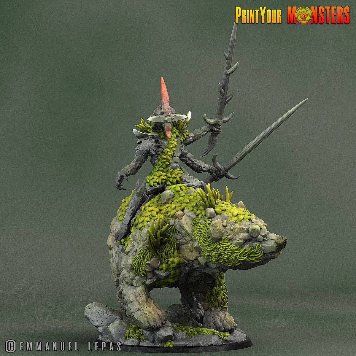Rock Bears - Monsters Pack - Print Your Monsters