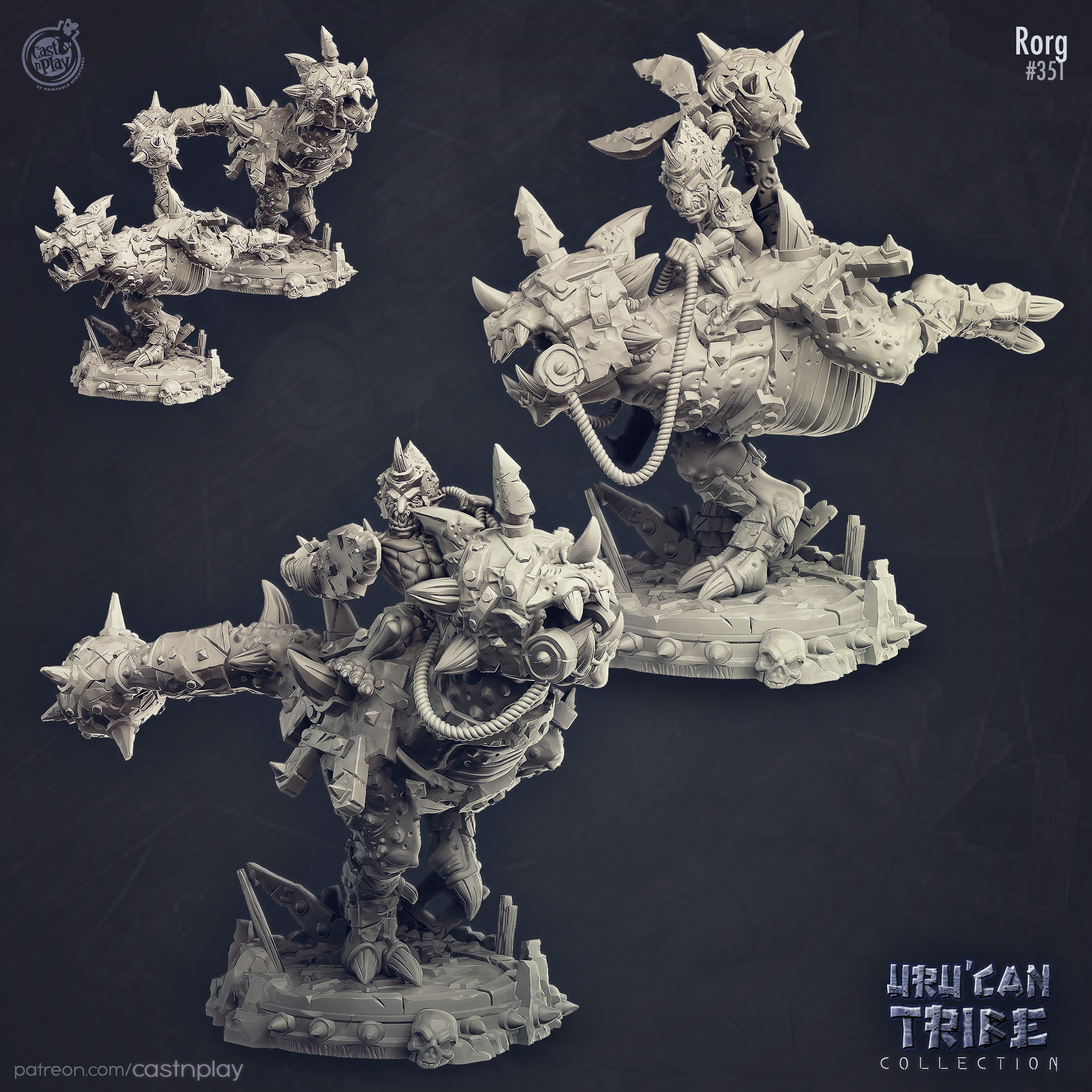 Nuggut - from the Uru Can Tribe series by Cast n Play