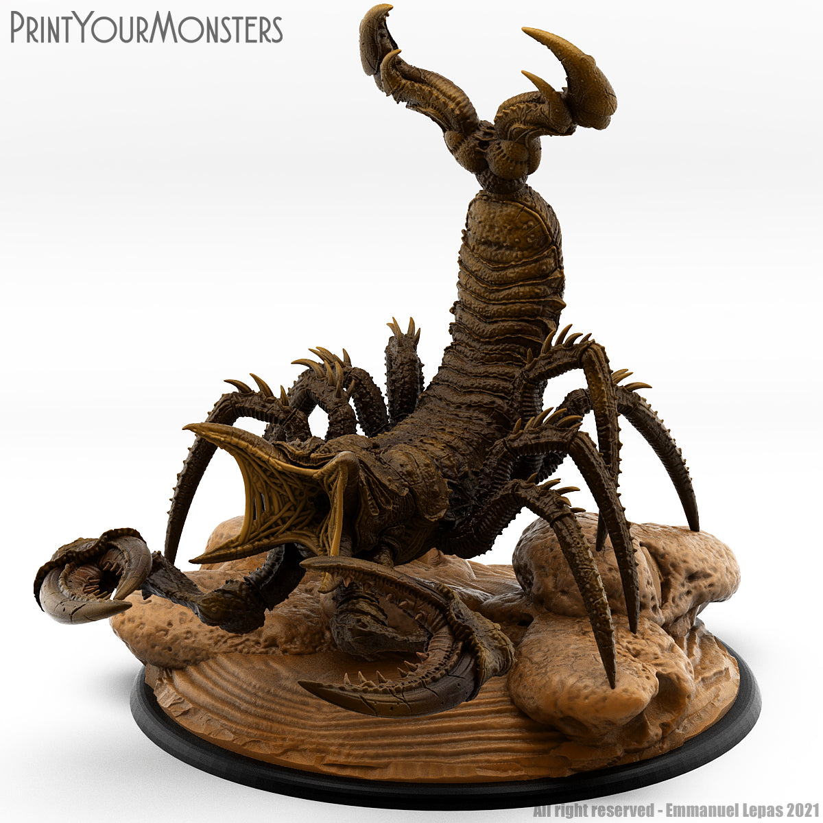 Scorpion Piskoramli - Desert Orcs - Print Your Monsters