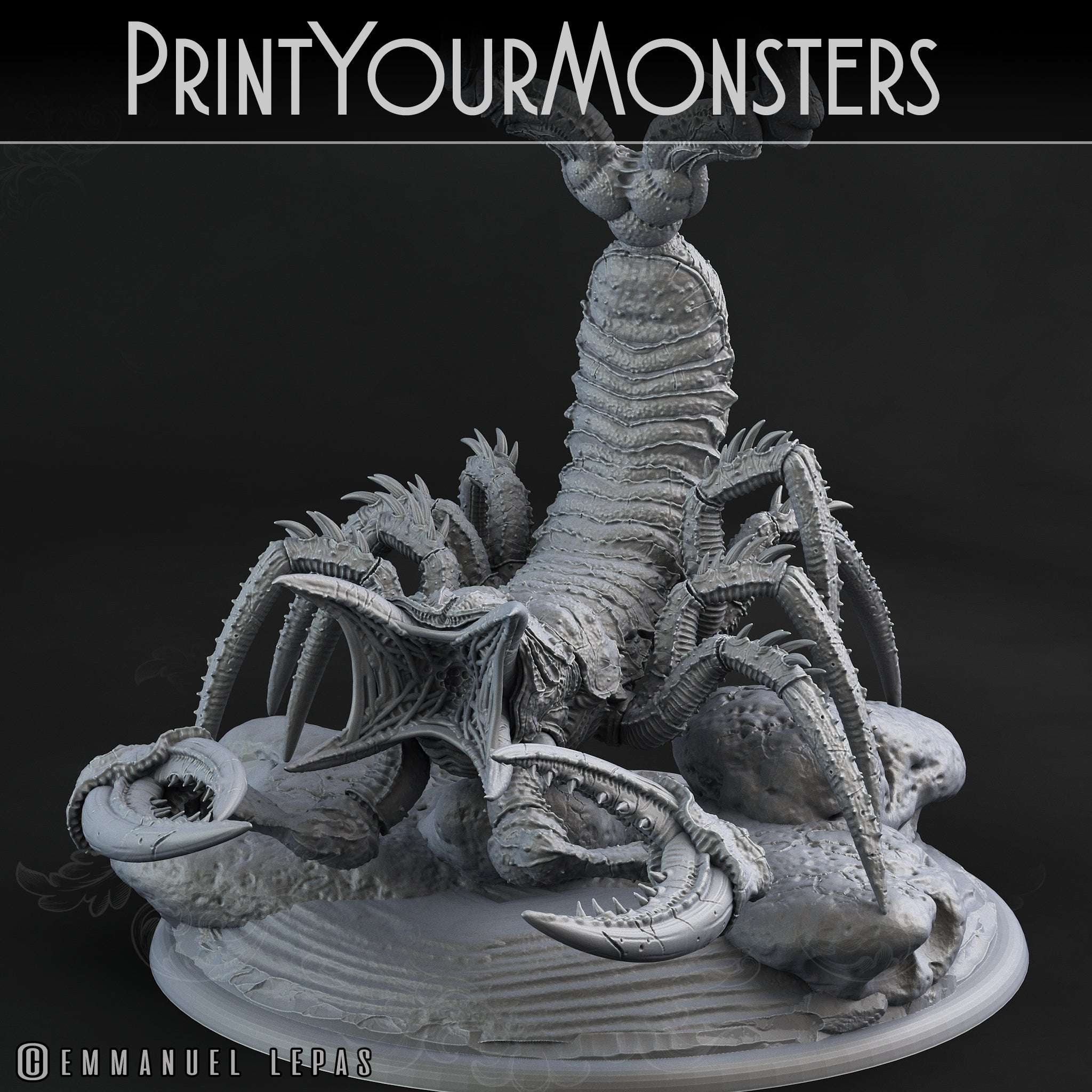Scorpion Piskoramli - Desert Orcs - Print Your Monsters