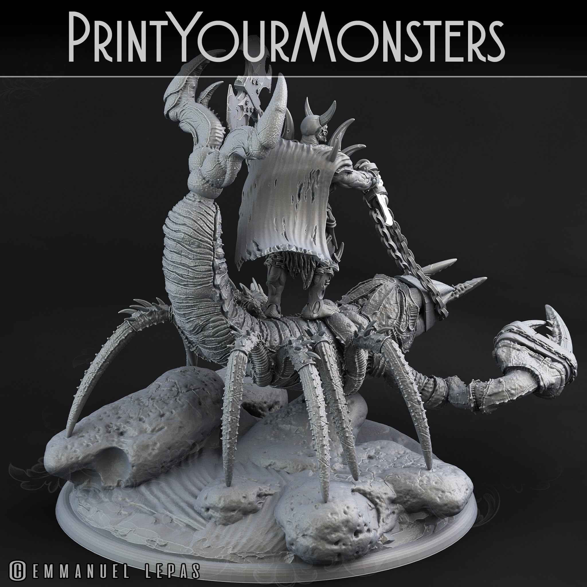 Scorpion Piskoramli - Desert Orcs - Print Your Monsters