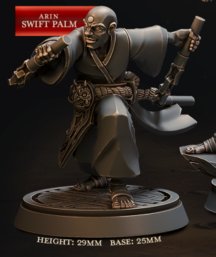 Moines combattants - de la série Eternal Monks de Cast n Play