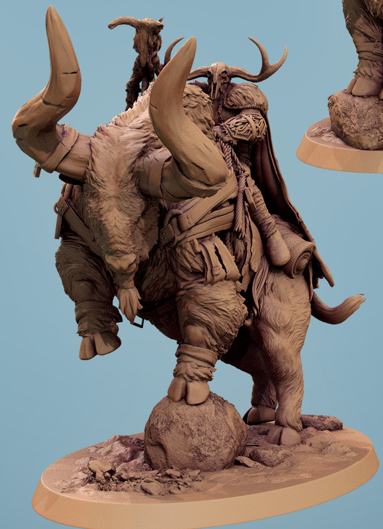 Vargir Frosthorn - aus der Reihe Frostborne Doom von Rescale Miniatures