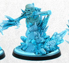 Ice Skeleton - aus der Reihe Frost Pack von Print Your Monsters