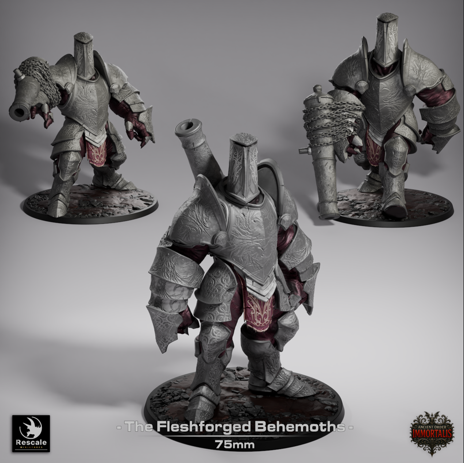 Fleshforged Behemoth - aus der Reihe Ancient Order Immortalis von Rescale Miniatures