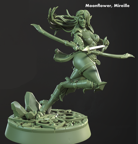 Moonflower Elven Archers - aus der Reihe Elvenwood Grove von Cast n Play