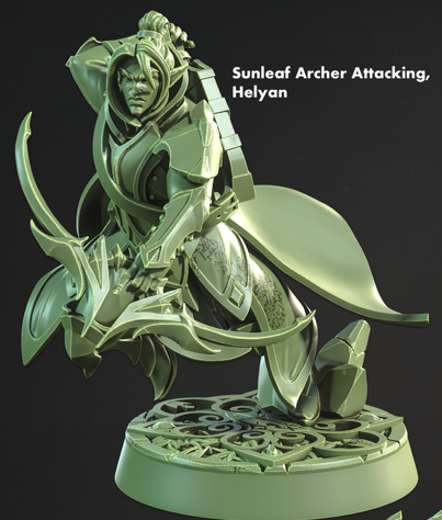 Sunleaf Elven Archers - aus der Reihe Elvenwood Grove von Cast n Play