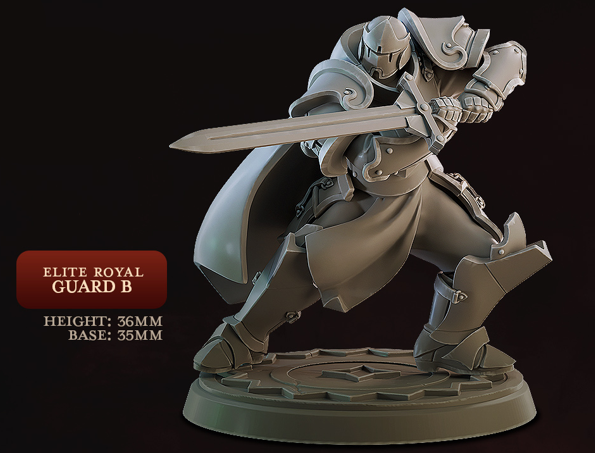 Elite Royal Guard - The Rotting Crown - Cast n Play