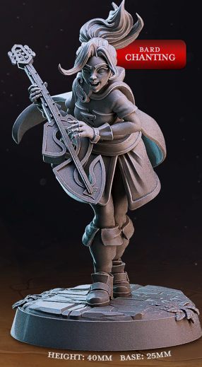 Human Bard - Dungeon Guild - Cast n Play