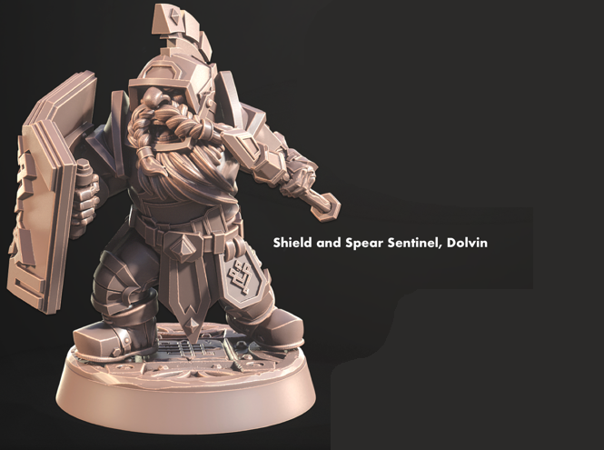 Dwarven Gatekeeper Sentinels - Dwarven Legacy - Cast n Play