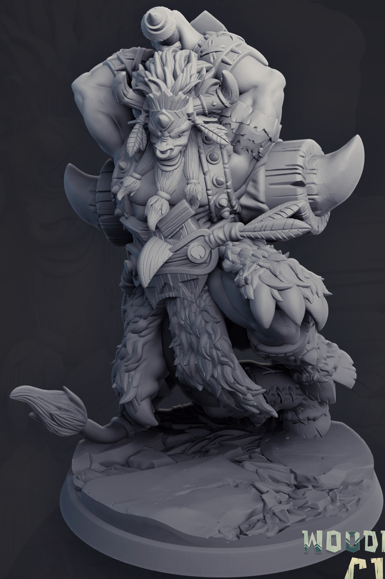 Unnu Ironscar - Woodenhorn Clan - Cast n Play