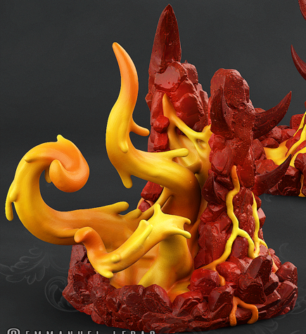 Infernal Magma Ropers - Magma Pack - Print Your Monsters