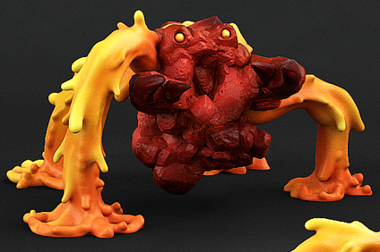 Infernal Magma Spiders - Magma Pack - Print Your Monsters