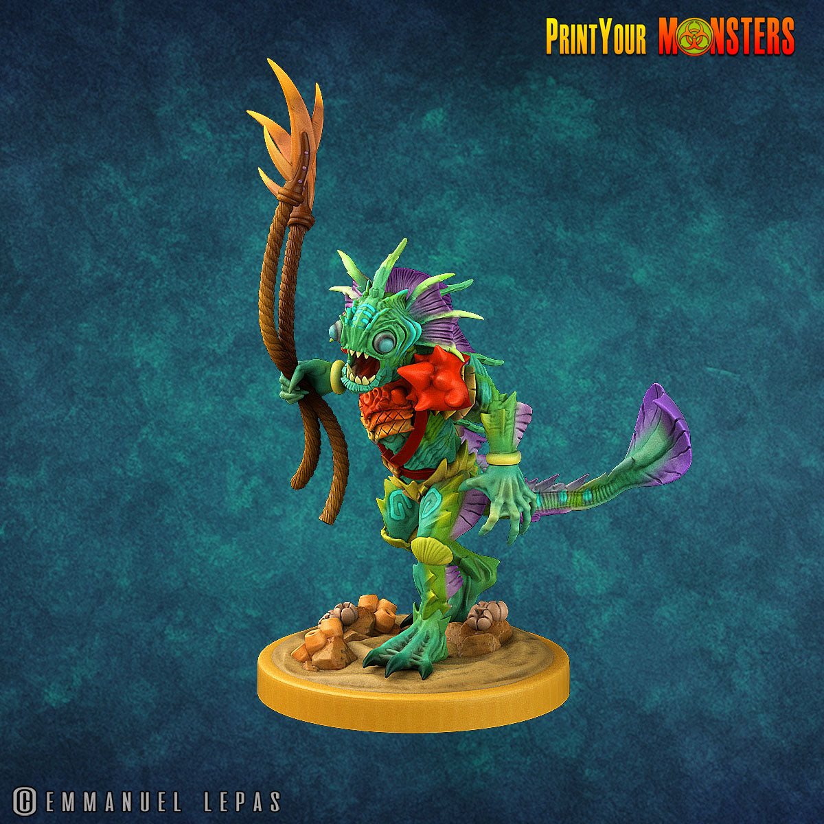 Searakin - aus der Reihe Fishman Pack von Print Your Monsters