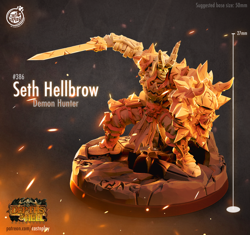 Seth Hellbrow - aus der Reihe Depths of Hell von Cast n Play