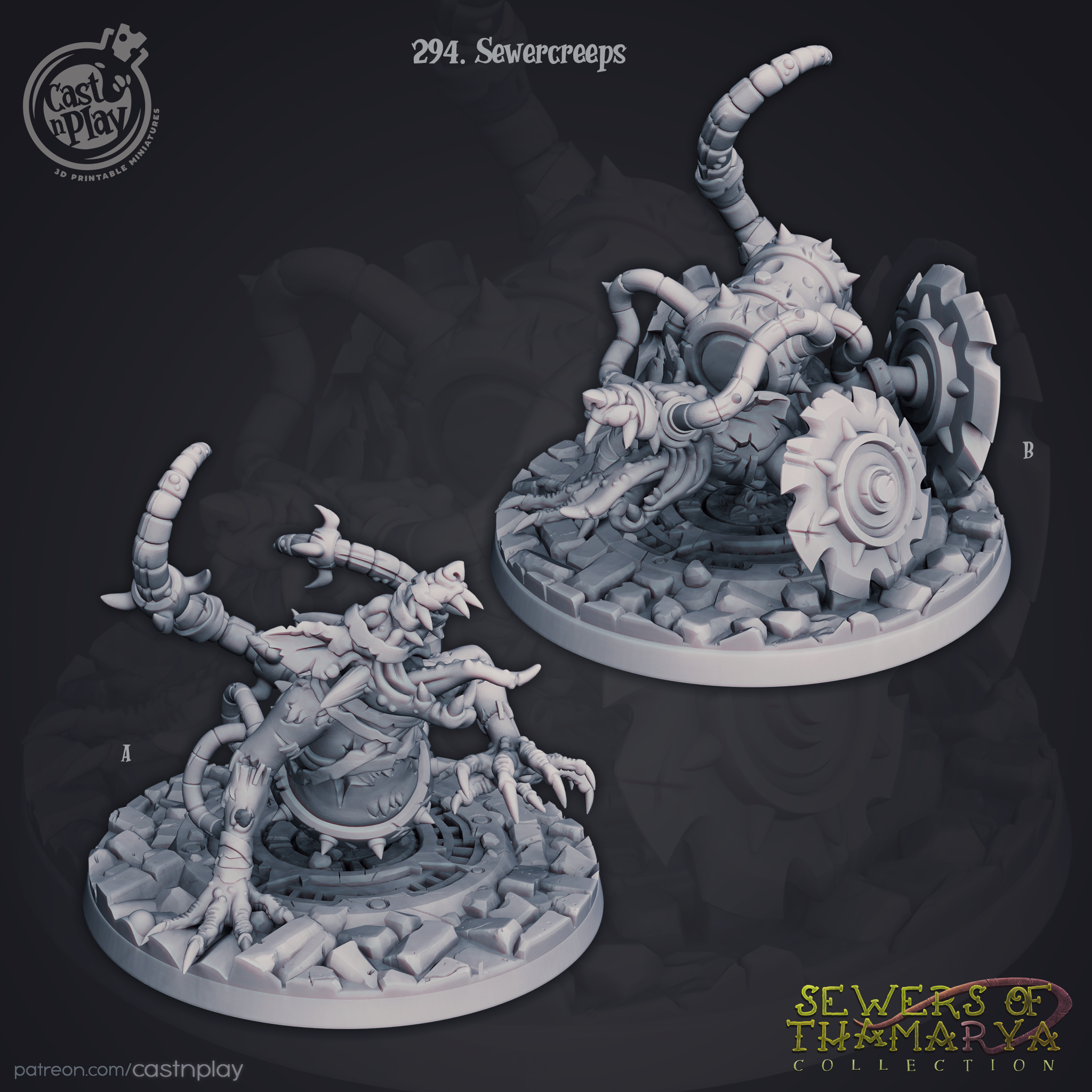 Inok Poisonghoul - from the Sewers of Thamarya series by Cast n Play