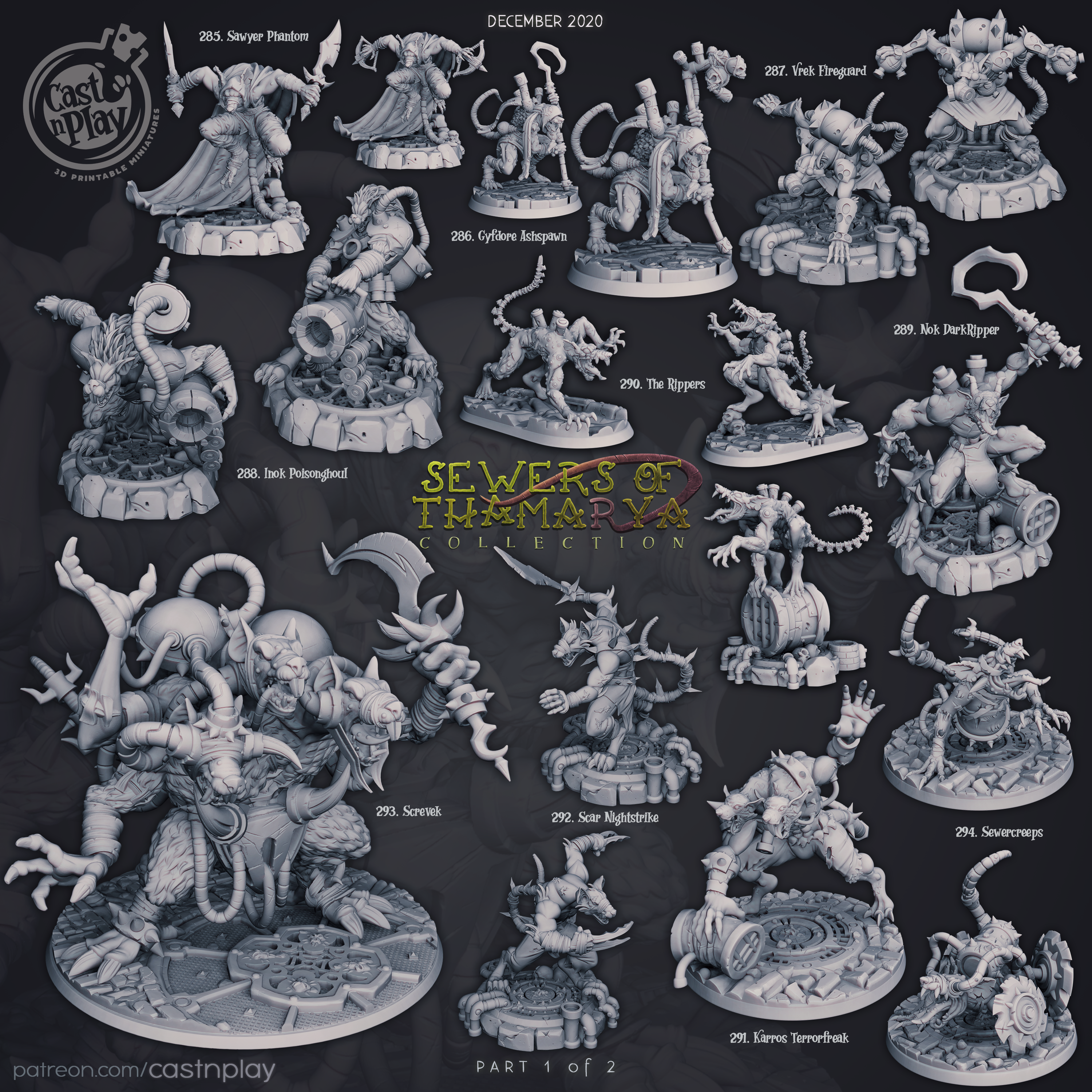 Inok Poisonghoul - from the Sewers of Thamarya series by Cast n Play