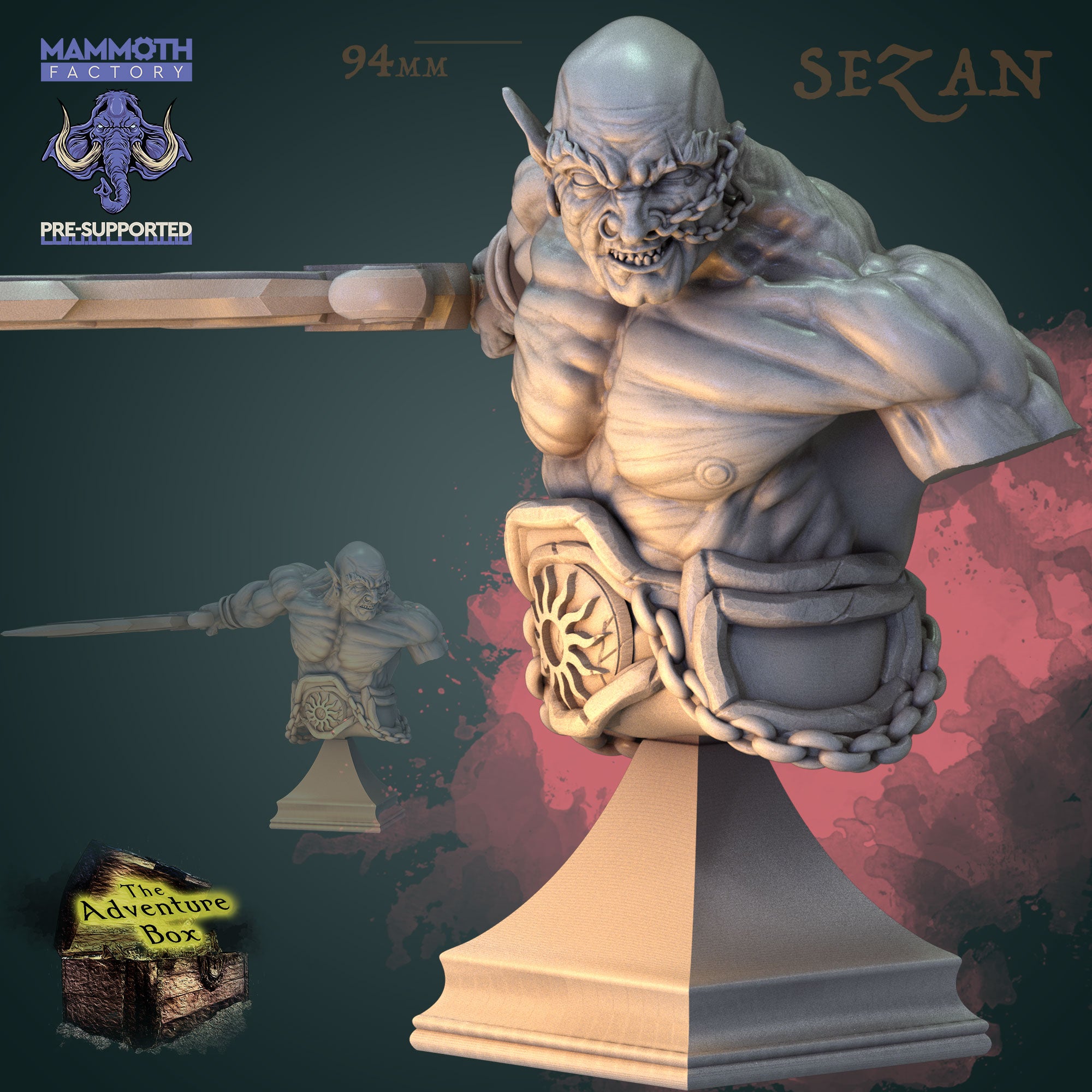Medhren Iceslice - Bust by Daybreak Miniatures