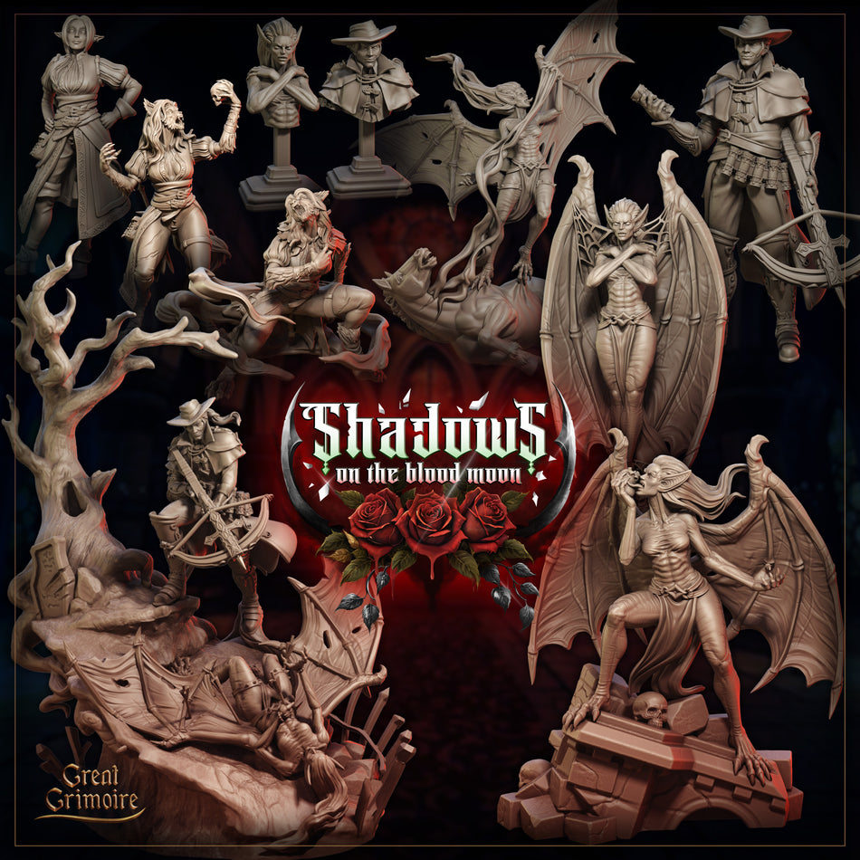 Victor Ravenshade Bust - Shadows of the Blood Moon - Great Grimoire