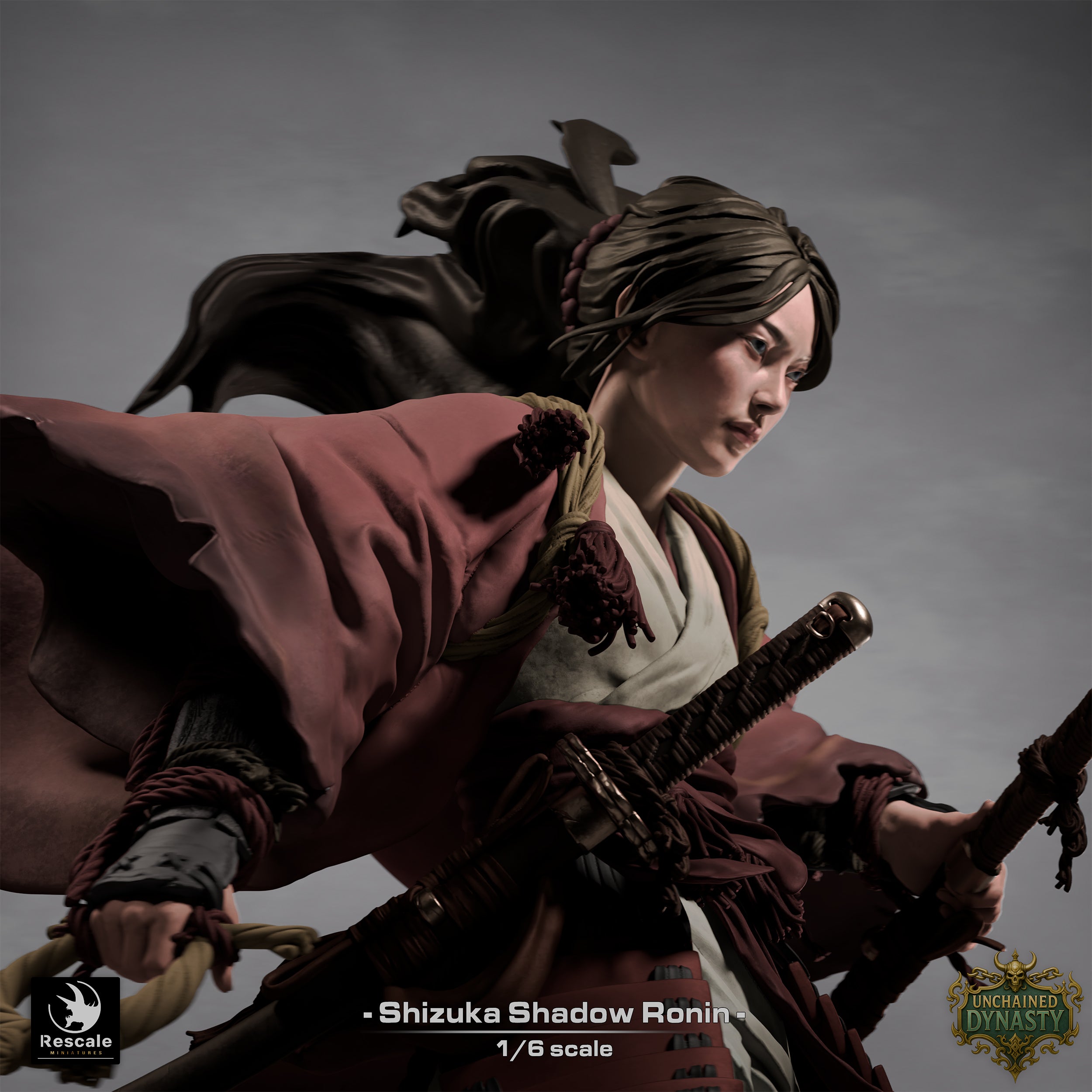 Shizuka Shadow Ronin - Unchained Dynasty - Rescale Miniatures
