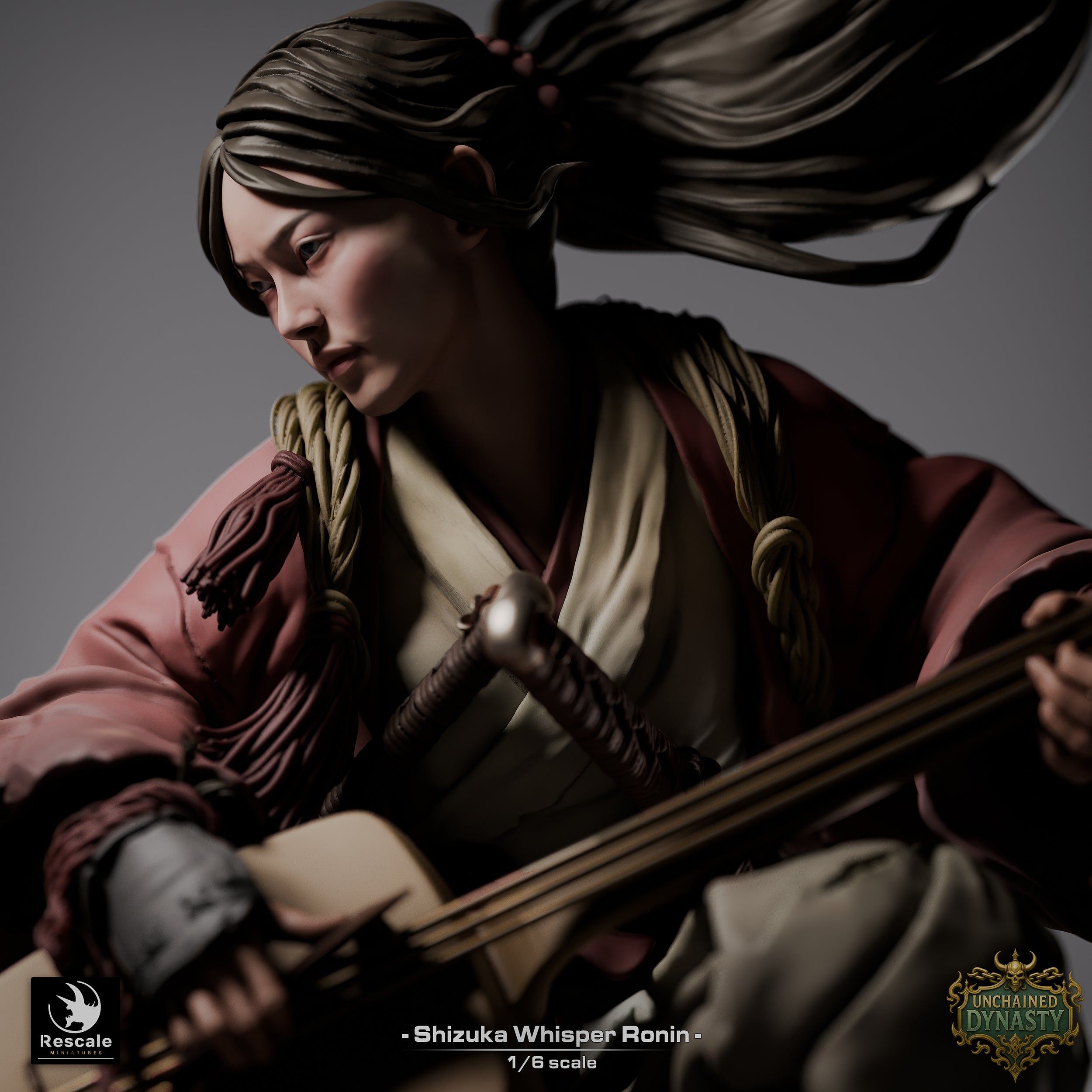 Shizuka Whisper Ronin - Unchained Dynasty - Rescale Miniatures
