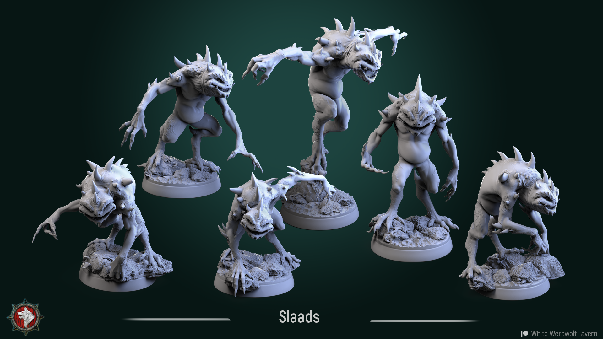 Slaads - aus der Reihe The Unholy Trinity von White Werewolf Tavern