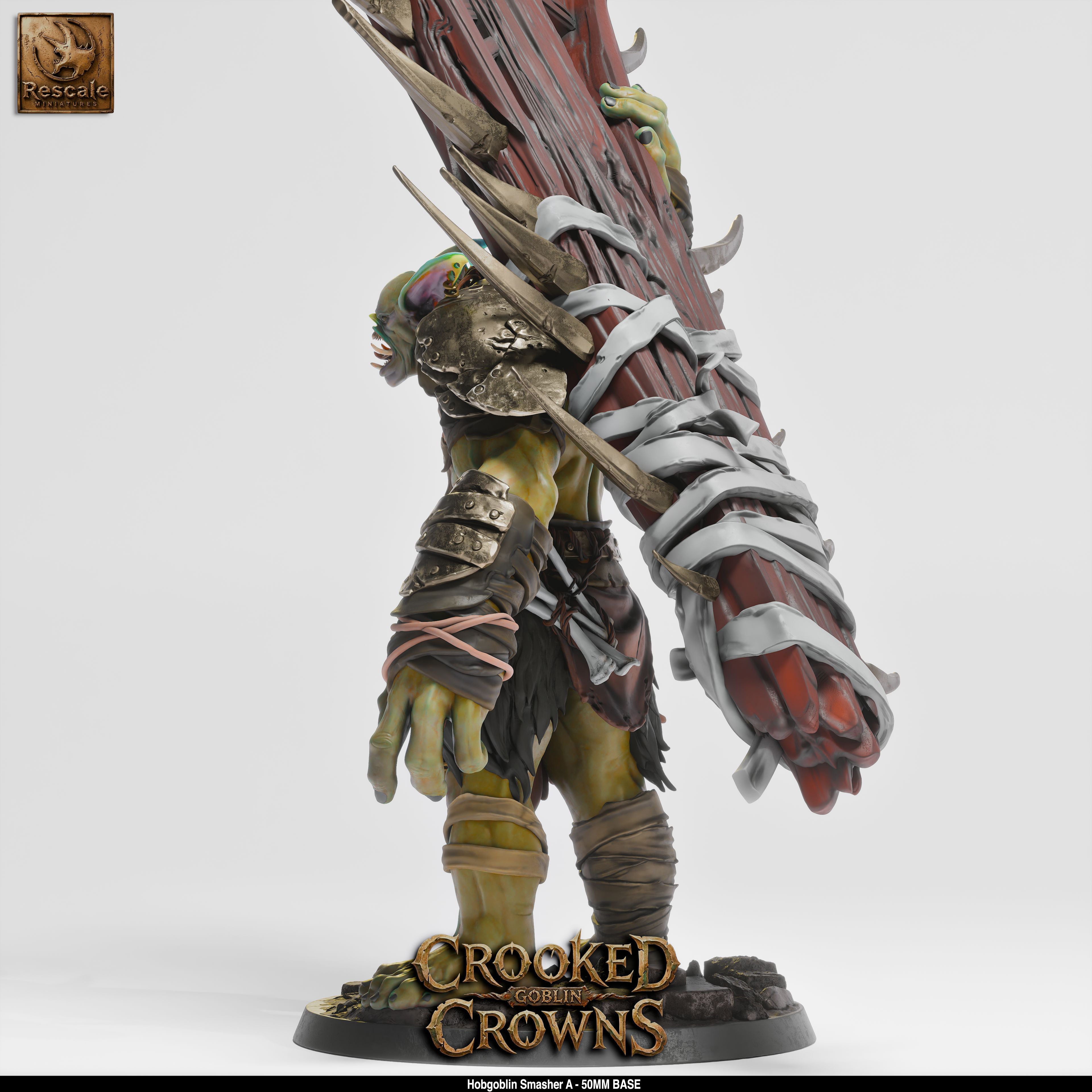 Hobgoblin Smasher A - Crooked Crowns - Rescale Miniatures