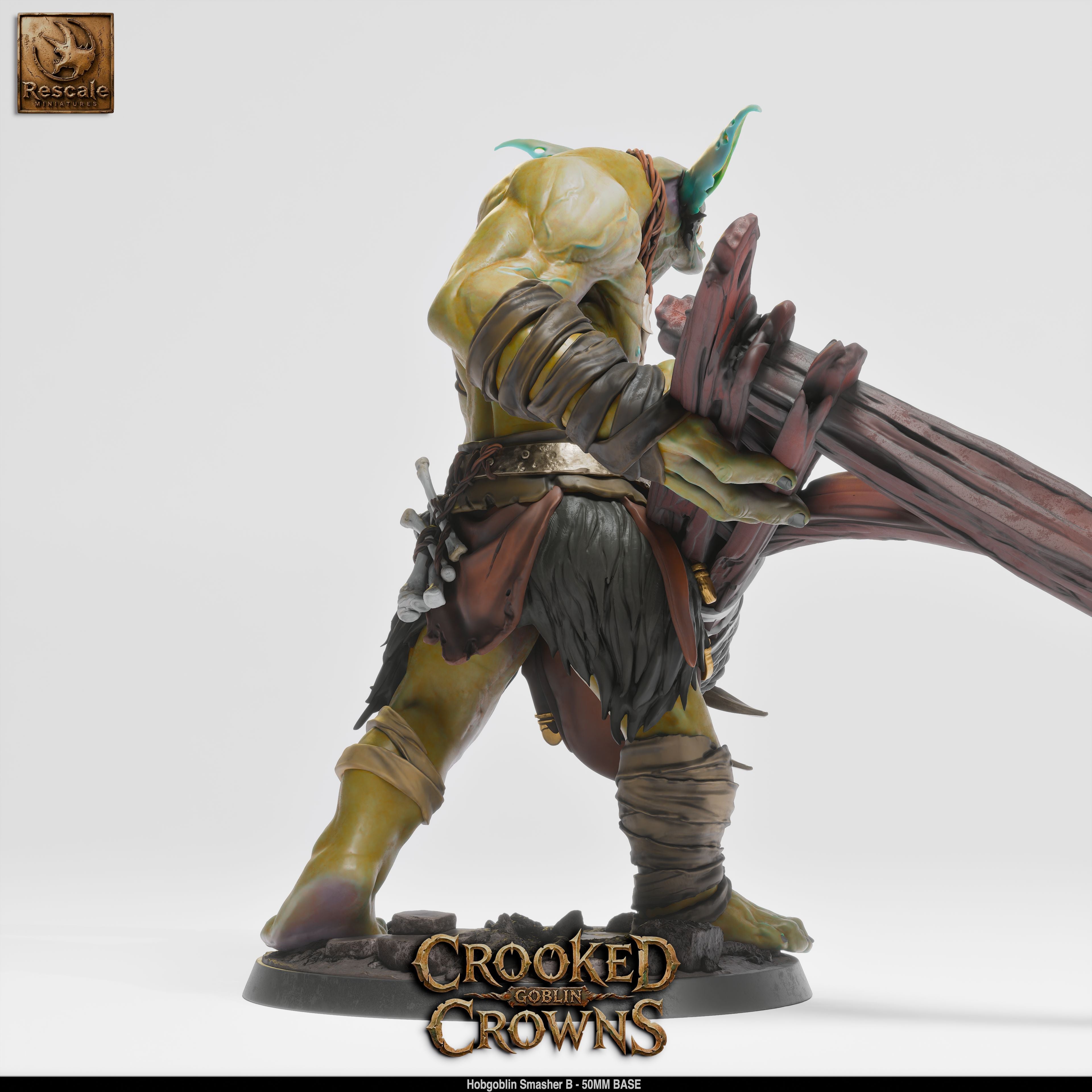 Hobgoblin Smasher B - Crooked Crowns - Rescale Miniatures