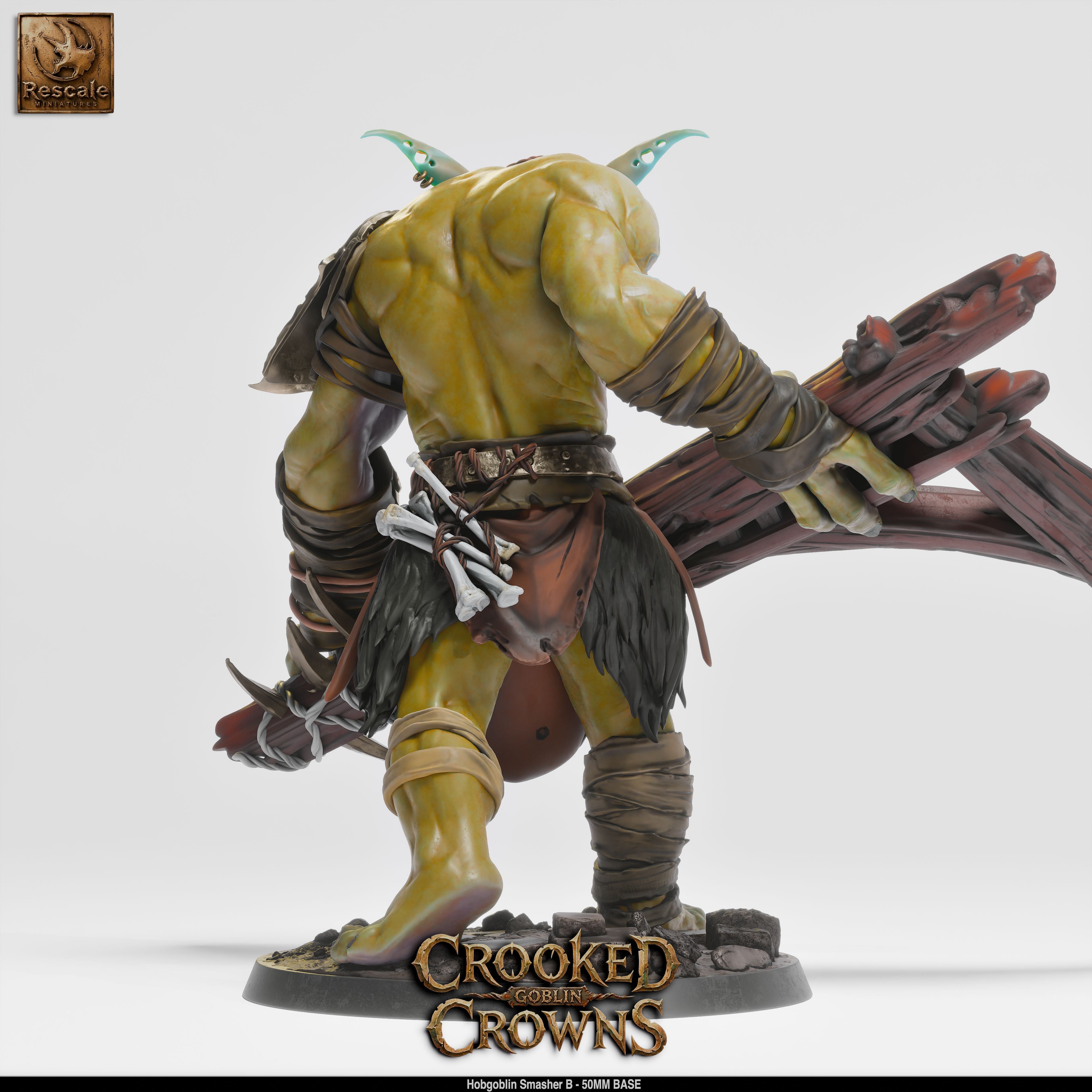 Hobgoblin Smasher B - Crooked Crowns - Rescale Miniatures