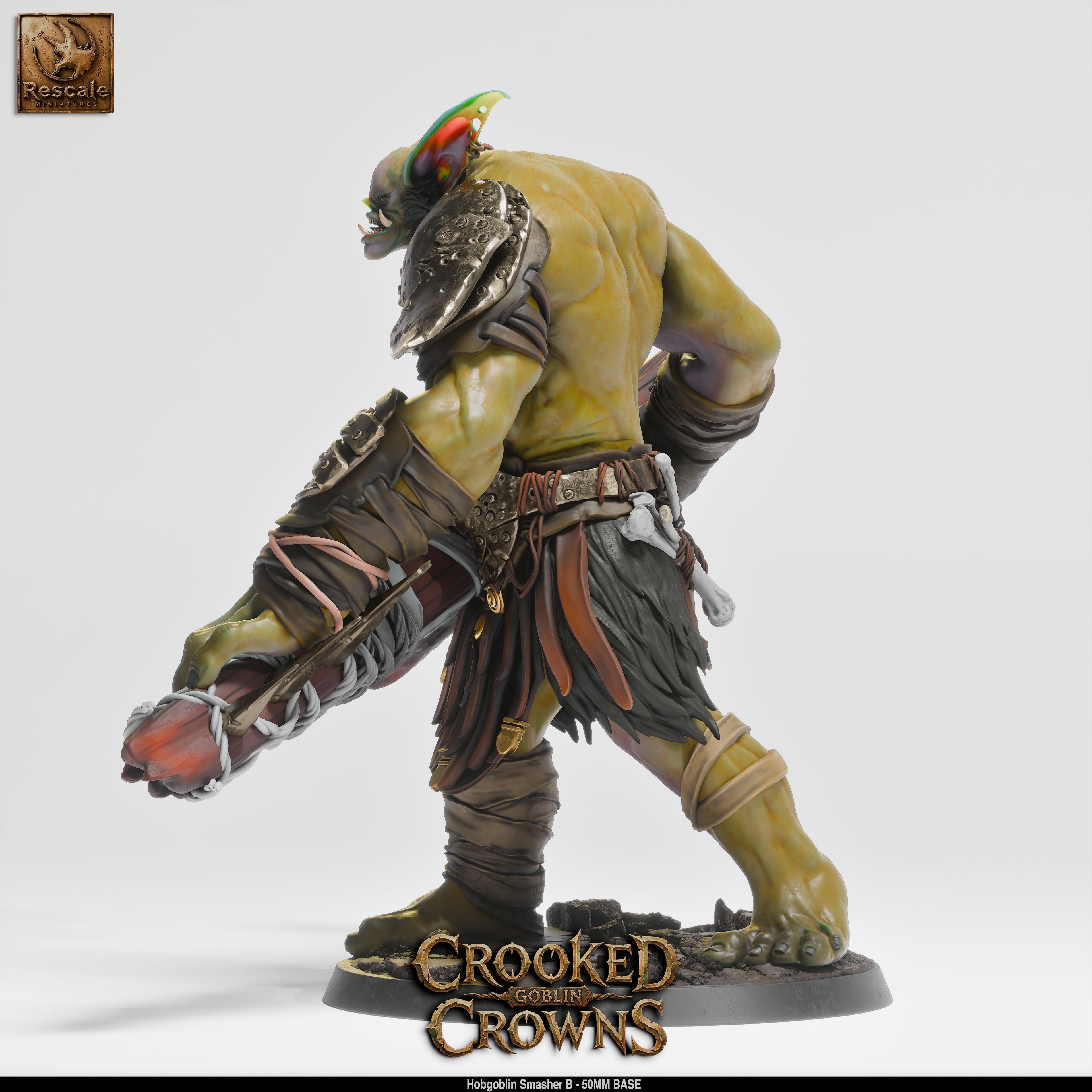 Hobgoblin Smasher B - Crooked Crowns - Rescale Miniatures