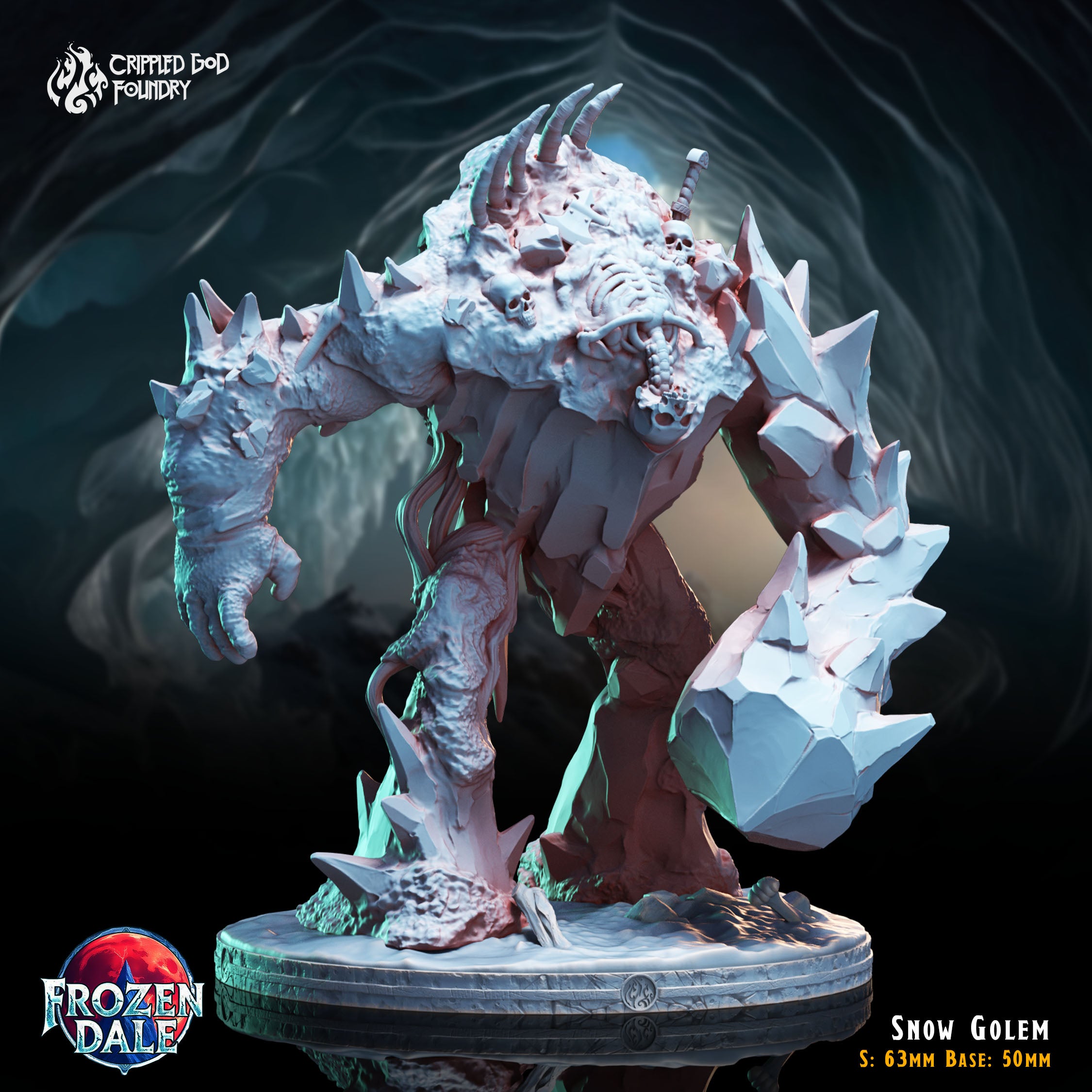 Snow Golem - aus der Reihe Frozen Dale von Crippled God Foundry